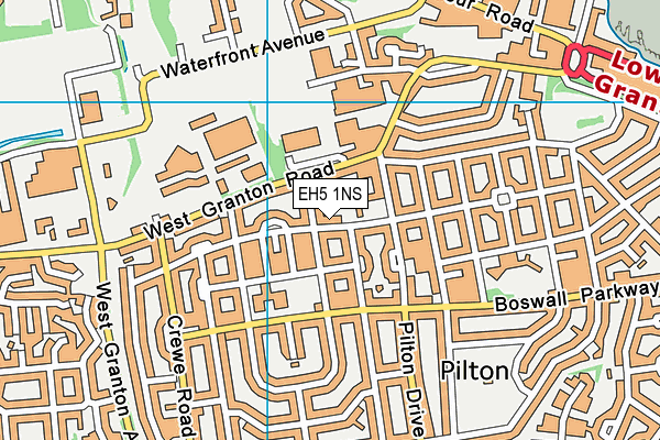 EH5 1NS map - OS VectorMap District (Ordnance Survey) EH5 1NS map - OS VectorMap District (Ordnance Survey)