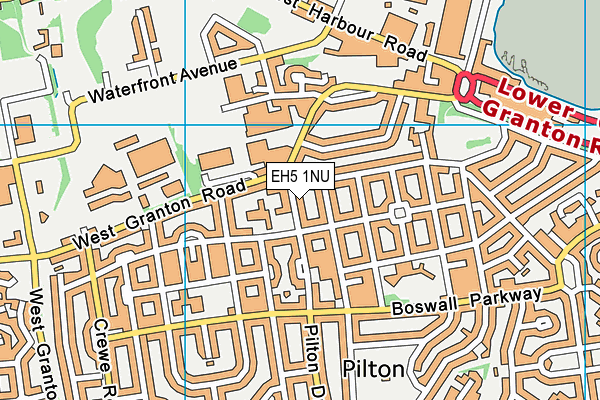 EH5 1NU map - OS VectorMap District (Ordnance Survey) EH5 1NU map - OS VectorMap District (Ordnance Survey)