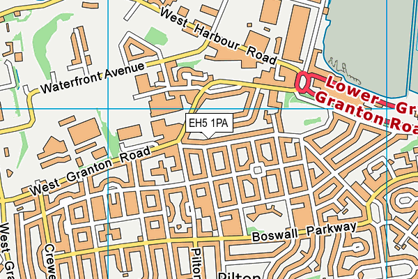 EH5 1PA map - OS VectorMap District (Ordnance Survey) EH5 1PA map - OS VectorMap District (Ordnance Survey)