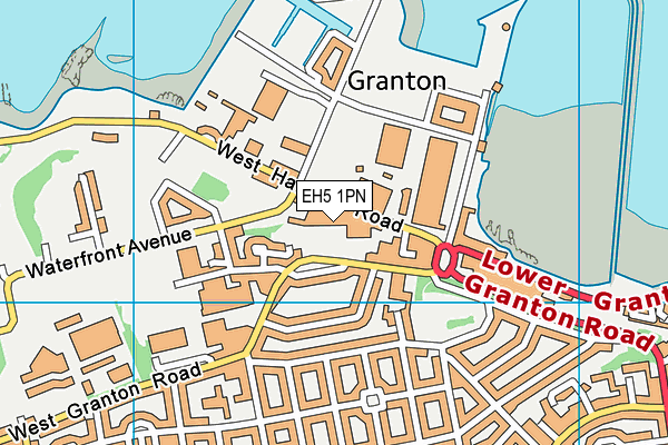 EH5 1PN map - OS VectorMap District (Ordnance Survey) EH5 1PN map - OS VectorMap District (Ordnance Survey)