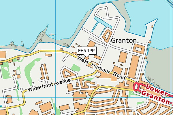 EH5 1PP map - OS VectorMap District (Ordnance Survey) EH5 1PP map - OS VectorMap District (Ordnance Survey)