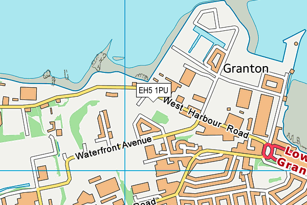 EH5 1PU map - OS VectorMap District (Ordnance Survey) EH5 1PU map - OS VectorMap District (Ordnance Survey)