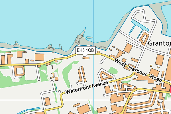 EH5 1QB map - OS VectorMap District (Ordnance Survey) EH5 1QB map - OS VectorMap District (Ordnance Survey)