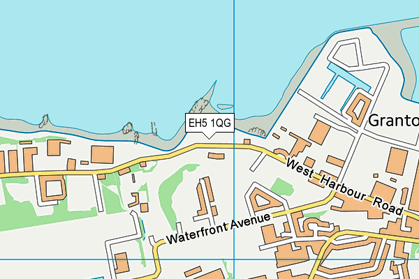 EH5 1QG map - OS VectorMap District (Ordnance Survey) EH5 1QG map - OS VectorMap District (Ordnance Survey)