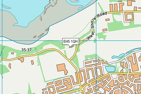 EH5 1QH map - OS VectorMap District (Ordnance Survey) EH5 1QH map - OS VectorMap District (Ordnance Survey)