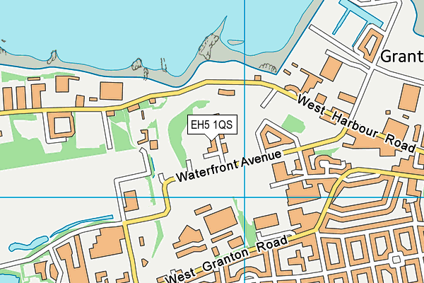 EH5 1QS map - OS VectorMap District (Ordnance Survey) EH5 1QS map - OS VectorMap District (Ordnance Survey)