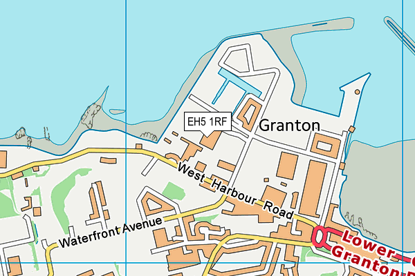 EH5 1RF map - OS VectorMap District (Ordnance Survey) EH5 1RF map - OS VectorMap District (Ordnance Survey)