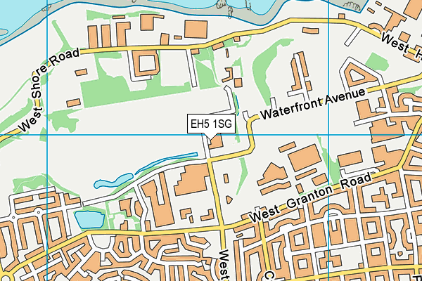 EH5 1SG map - OS VectorMap District (Ordnance Survey) EH5 1SG map - OS VectorMap District (Ordnance Survey)