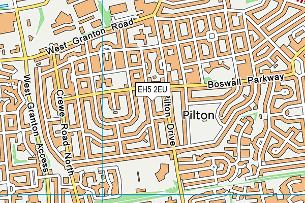 EH5 2EU map - OS VectorMap District (Ordnance Survey) EH5 2EU map - OS VectorMap District (Ordnance Survey)