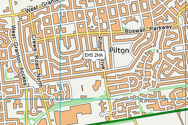 EH5 2HA map - OS VectorMap District (Ordnance Survey) EH5 2HA map - OS VectorMap District (Ordnance Survey)