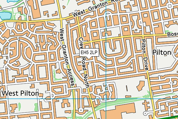EH5 2LP map - OS VectorMap District (Ordnance Survey) EH5 2LP map - OS VectorMap District (Ordnance Survey)