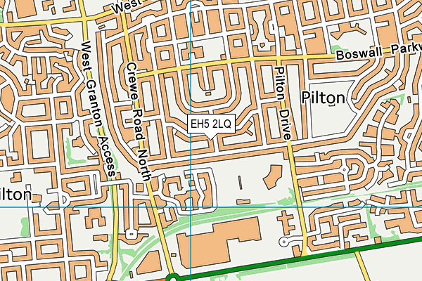 EH5 2LQ map - OS VectorMap District (Ordnance Survey) EH5 2LQ map - OS VectorMap District (Ordnance Survey)