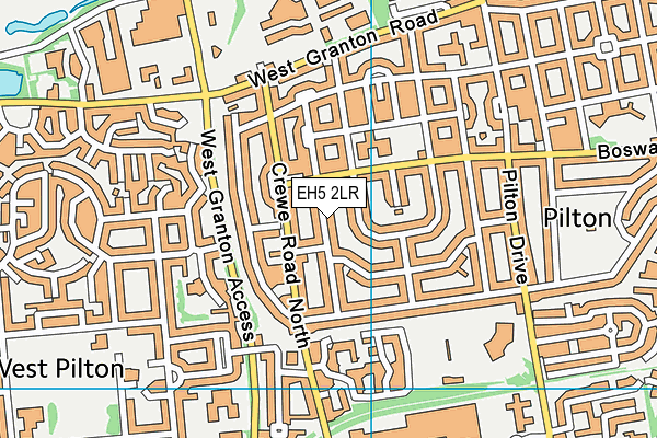 EH5 2LR map - OS VectorMap District (Ordnance Survey) EH5 2LR map - OS VectorMap District (Ordnance Survey)