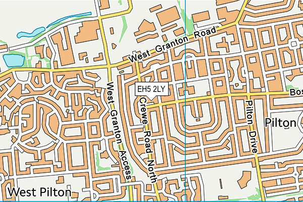 EH5 2LY map - OS VectorMap District (Ordnance Survey) EH5 2LY map - OS VectorMap District (Ordnance Survey)