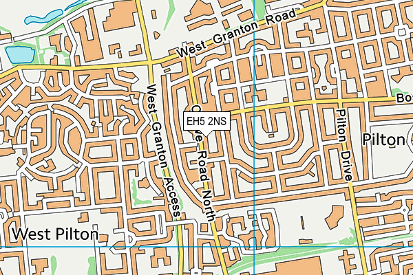 EH5 2NS map - OS VectorMap District (Ordnance Survey) EH5 2NS map - OS VectorMap District (Ordnance Survey)