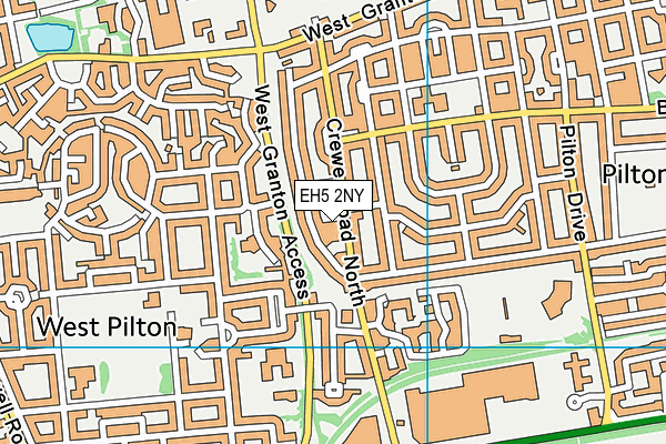 EH5 2NY map - OS VectorMap District (Ordnance Survey) EH5 2NY map - OS VectorMap District (Ordnance Survey)