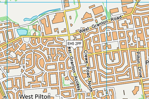 EH5 2PF map - OS VectorMap District (Ordnance Survey) EH5 2PF map - OS VectorMap District (Ordnance Survey)