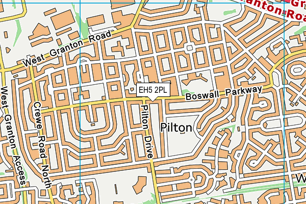 EH5 2PL map - OS VectorMap District (Ordnance Survey) EH5 2PL map - OS VectorMap District (Ordnance Survey)