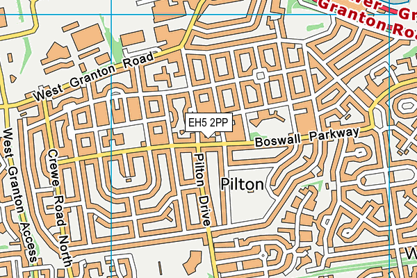 EH5 2PP map - OS VectorMap District (Ordnance Survey) EH5 2PP map - OS VectorMap District (Ordnance Survey)
