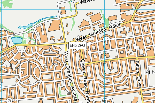 EH5 2PQ map - OS VectorMap District (Ordnance Survey) EH5 2PQ map - OS VectorMap District (Ordnance Survey)