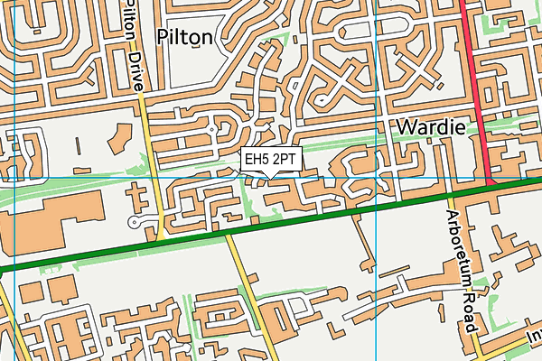 EH5 2PT map - OS VectorMap District (Ordnance Survey) EH5 2PT map - OS VectorMap District (Ordnance Survey)