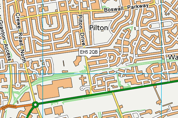 EH5 2QB map - OS VectorMap District (Ordnance Survey) EH5 2QB map - OS VectorMap District (Ordnance Survey)