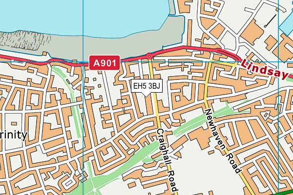 EH5 3BJ map - OS VectorMap District (Ordnance Survey) EH5 3BJ map - OS VectorMap District (Ordnance Survey)