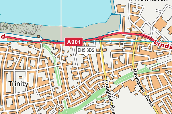EH5 3DS map - OS VectorMap District (Ordnance Survey) EH5 3DS map - OS VectorMap District (Ordnance Survey)