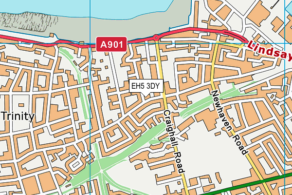 EH5 3DY map - OS VectorMap District (Ordnance Survey) EH5 3DY map - OS VectorMap District (Ordnance Survey)