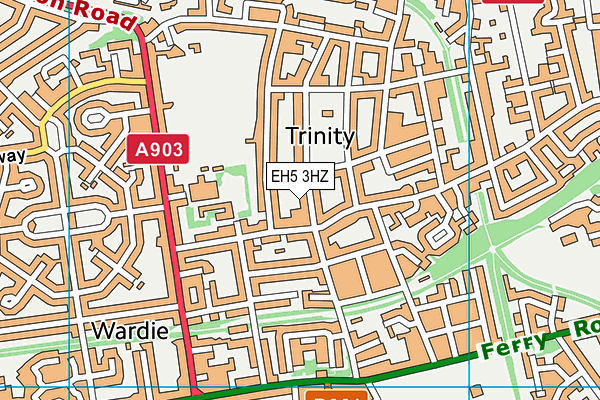 EH5 3HZ map - OS VectorMap District (Ordnance Survey) EH5 3HZ map - OS VectorMap District (Ordnance Survey)
