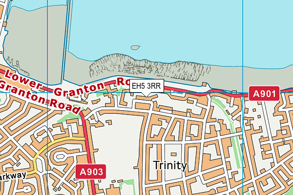 EH5 3RR map - OS VectorMap District (Ordnance Survey) EH5 3RR map - OS VectorMap District (Ordnance Survey)