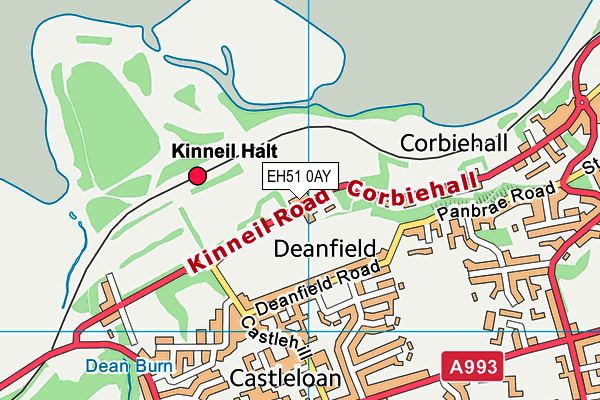 EH51 0AY map - OS VectorMap District (Ordnance Survey) EH51 0AY map - OS VectorMap District (Ordnance Survey)