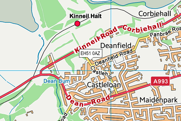 EH51 0AZ map - OS VectorMap District (Ordnance Survey) EH51 0AZ map - OS VectorMap District (Ordnance Survey)