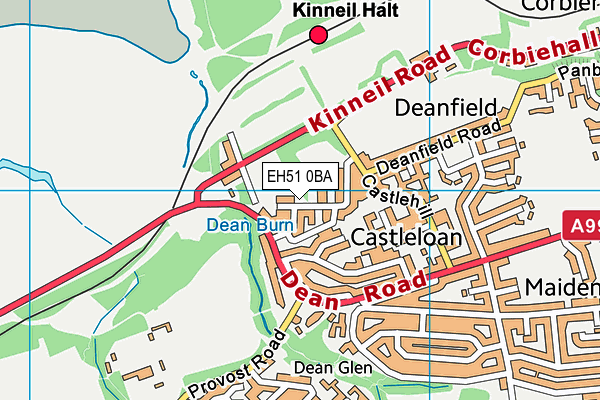 EH51 0BA map - OS VectorMap District (Ordnance Survey) EH51 0BA map - OS VectorMap District (Ordnance Survey)