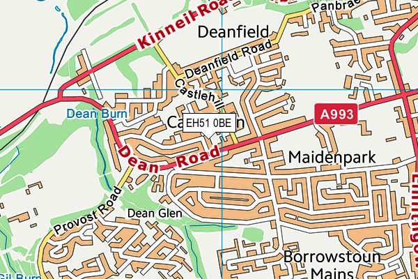 EH51 0BE map - OS VectorMap District (Ordnance Survey) EH51 0BE map - OS VectorMap District (Ordnance Survey)