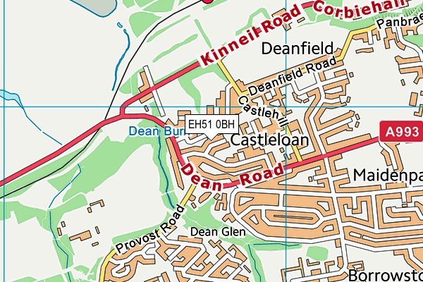 EH51 0BH map - OS VectorMap District (Ordnance Survey) EH51 0BH map - OS VectorMap District (Ordnance Survey)