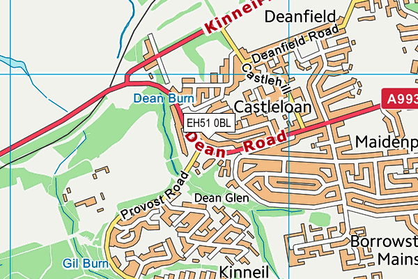 EH51 0BL map - OS VectorMap District (Ordnance Survey) EH51 0BL map - OS VectorMap District (Ordnance Survey)