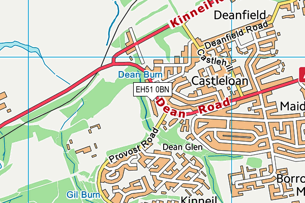 EH51 0BN map - OS VectorMap District (Ordnance Survey) EH51 0BN map - OS VectorMap District (Ordnance Survey)