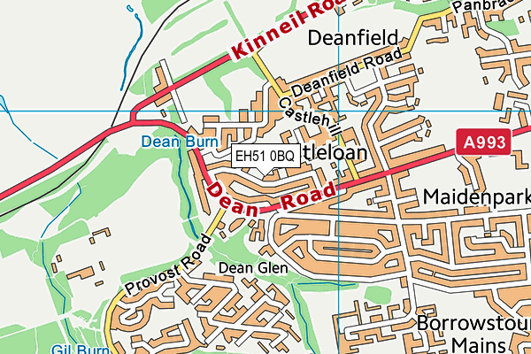 EH51 0BQ map - OS VectorMap District (Ordnance Survey) EH51 0BQ map - OS VectorMap District (Ordnance Survey)