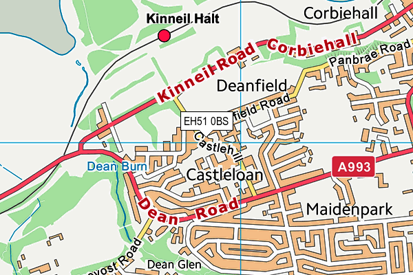EH51 0BS map - OS VectorMap District (Ordnance Survey) EH51 0BS map - OS VectorMap District (Ordnance Survey)