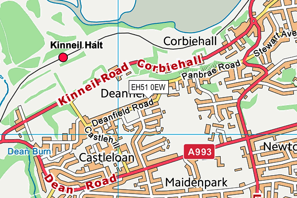 EH51 0EW map - OS VectorMap District (Ordnance Survey) EH51 0EW map - OS VectorMap District (Ordnance Survey)