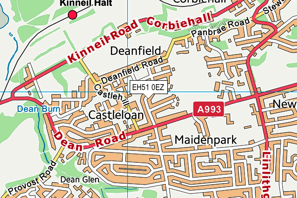 EH51 0EZ map - OS VectorMap District (Ordnance Survey) EH51 0EZ map - OS VectorMap District (Ordnance Survey)