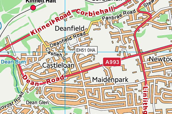 EH51 0HA map - OS VectorMap District (Ordnance Survey) EH51 0HA map - OS VectorMap District (Ordnance Survey)