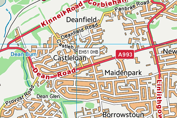 EH51 0HB map - OS VectorMap District (Ordnance Survey) EH51 0HB map - OS VectorMap District (Ordnance Survey)