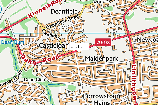 EH51 0HF map - OS VectorMap District (Ordnance Survey) EH51 0HF map - OS VectorMap District (Ordnance Survey)