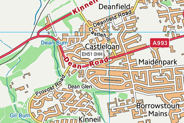 EH51 0HH map - OS VectorMap District (Ordnance Survey) EH51 0HH map - OS VectorMap District (Ordnance Survey)