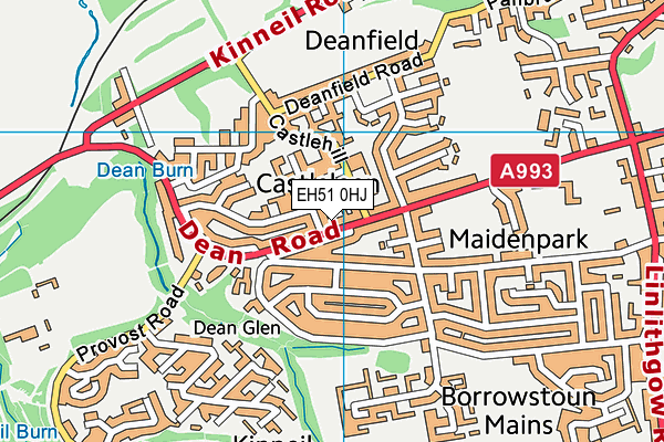 EH51 0HJ map - OS VectorMap District (Ordnance Survey) EH51 0HJ map - OS VectorMap District (Ordnance Survey)