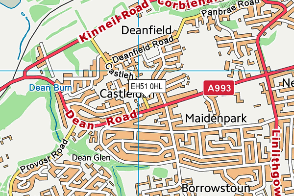 EH51 0HL map - OS VectorMap District (Ordnance Survey) EH51 0HL map - OS VectorMap District (Ordnance Survey)