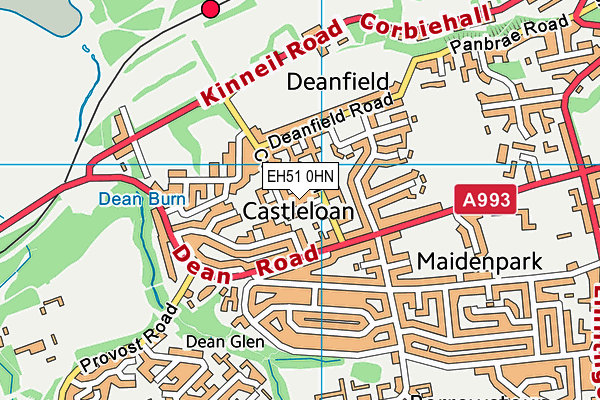 EH51 0HN map - OS VectorMap District (Ordnance Survey) EH51 0HN map - OS VectorMap District (Ordnance Survey)
