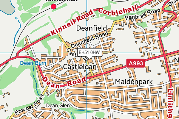 EH51 0HW map - OS VectorMap District (Ordnance Survey) EH51 0HW map - OS VectorMap District (Ordnance Survey)
